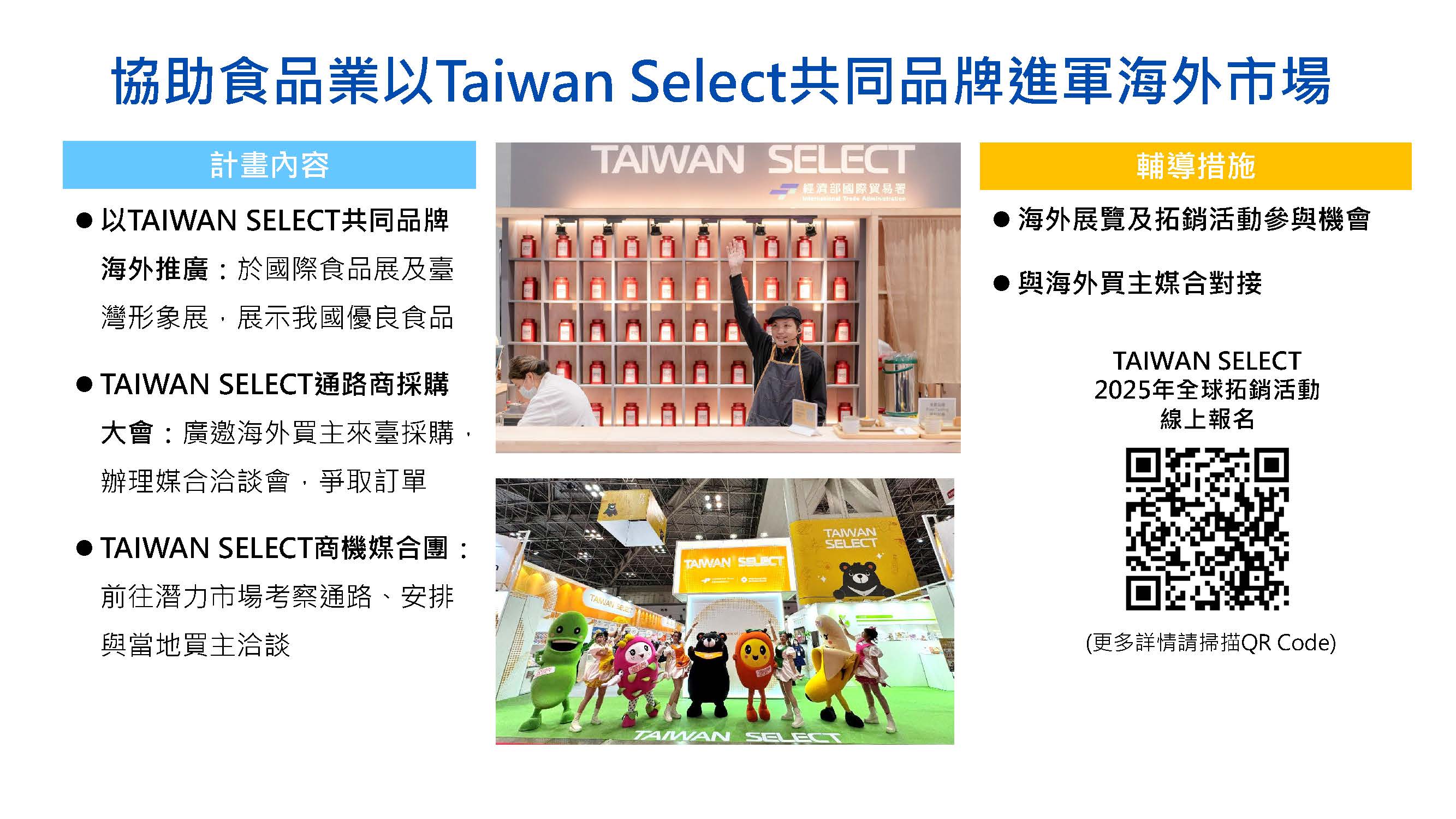 協助食品業以Taiwan Select共同品牌進軍海外市場.jpg