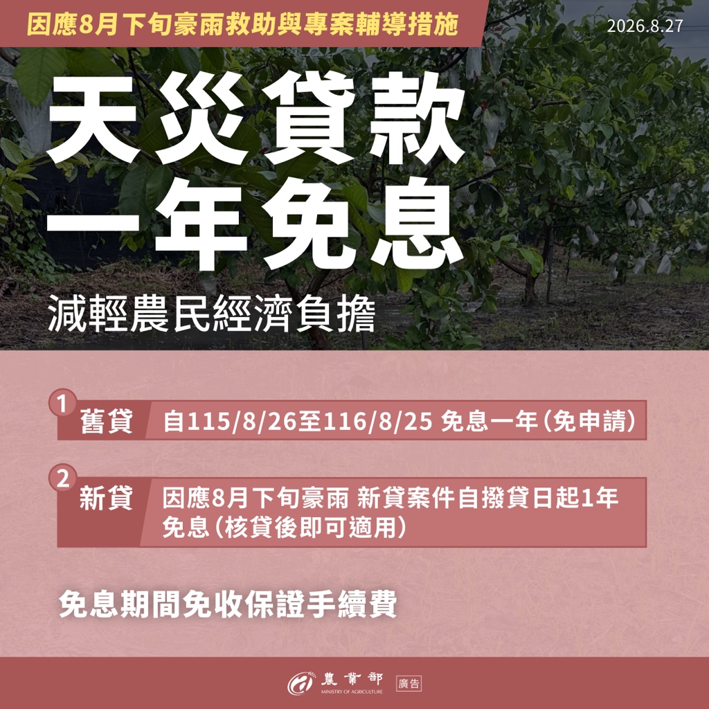 天災貸款一年免息.jpg